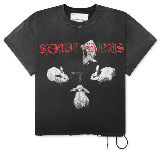 Iron Bunny T-Shirt - Vintage Black