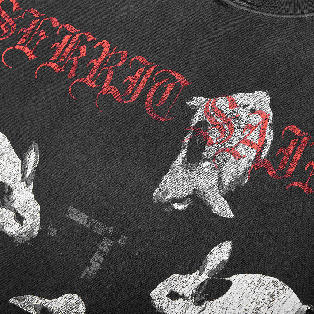 Iron Bunny T-Shirt - Vintage Black