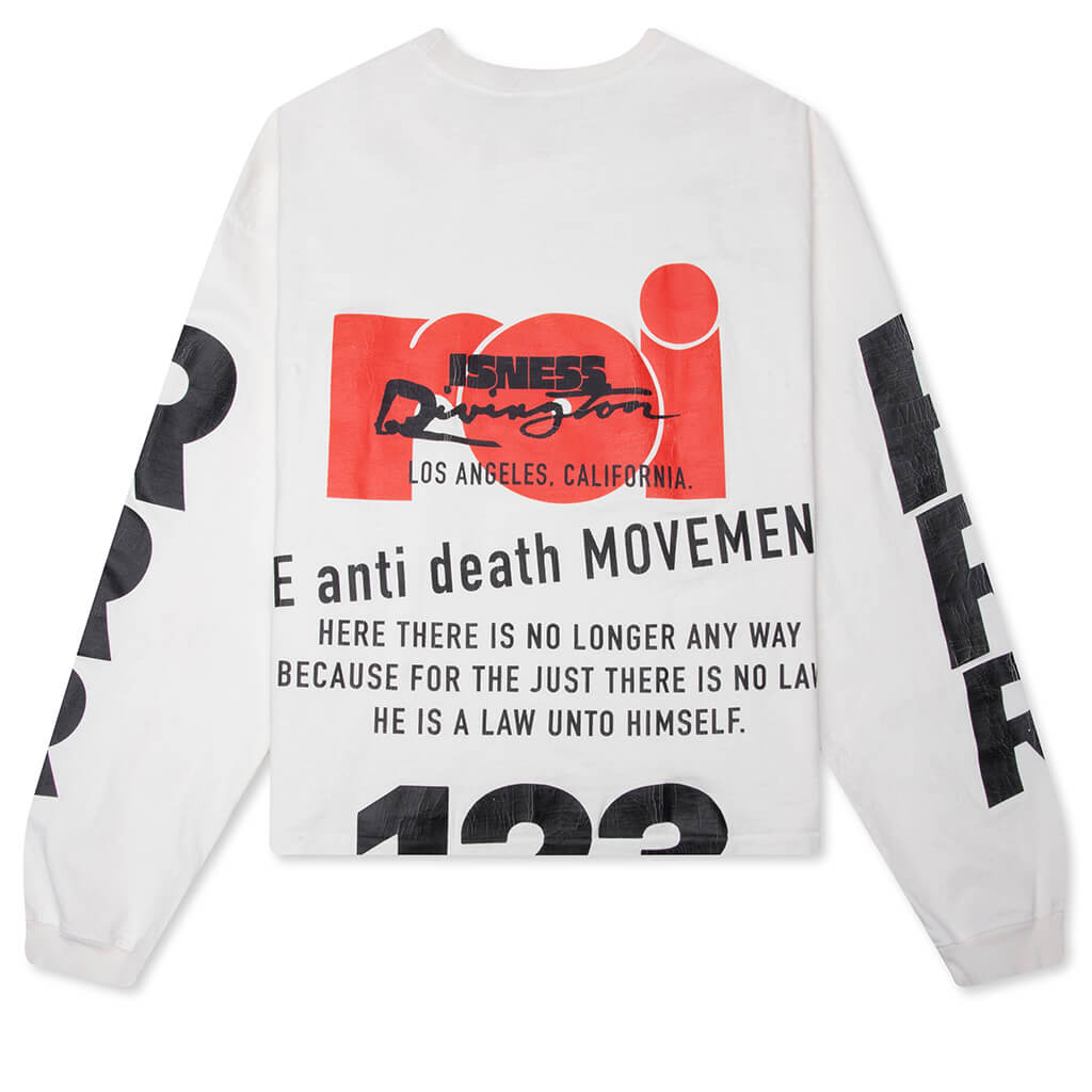Isness CVA L/S Tee - Max White