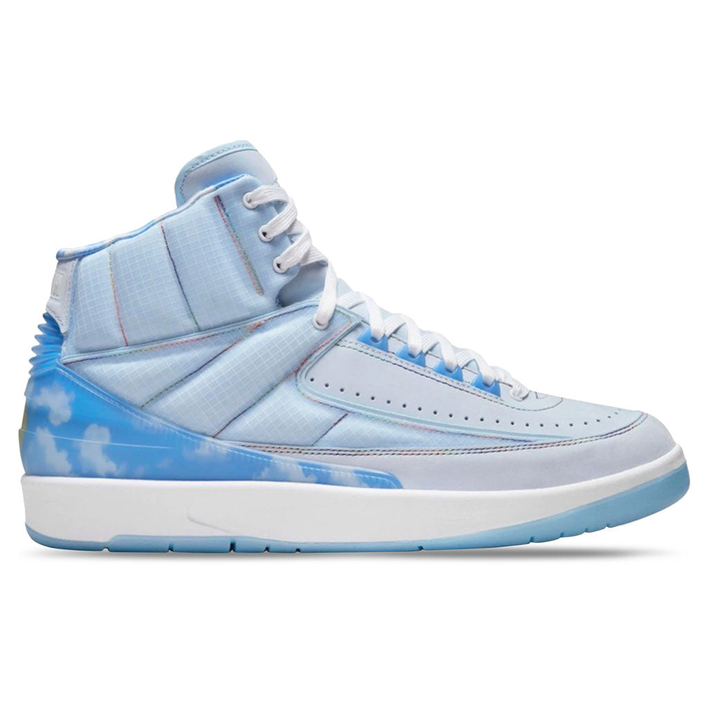 J Balvin x Air Jordan 2 - Celestine Blue/White-Multi-Color