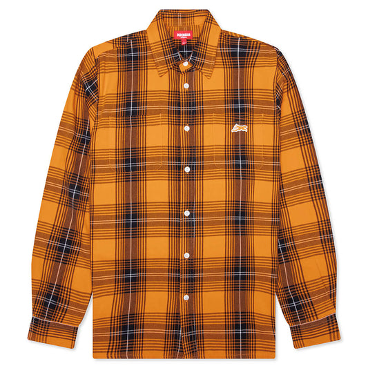 Jacob L/S Woven - Bright Marigold