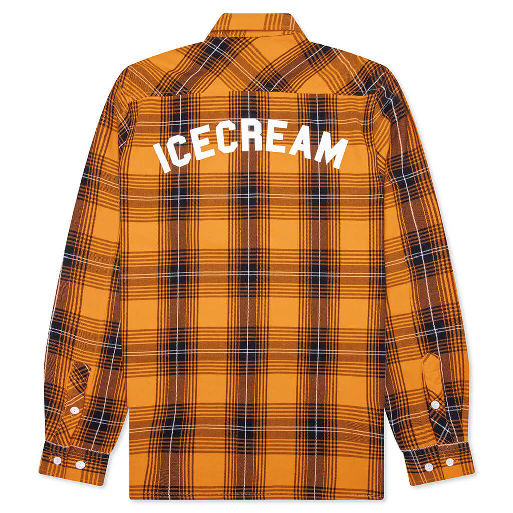 Jacob L/S Woven - Bright Marigold