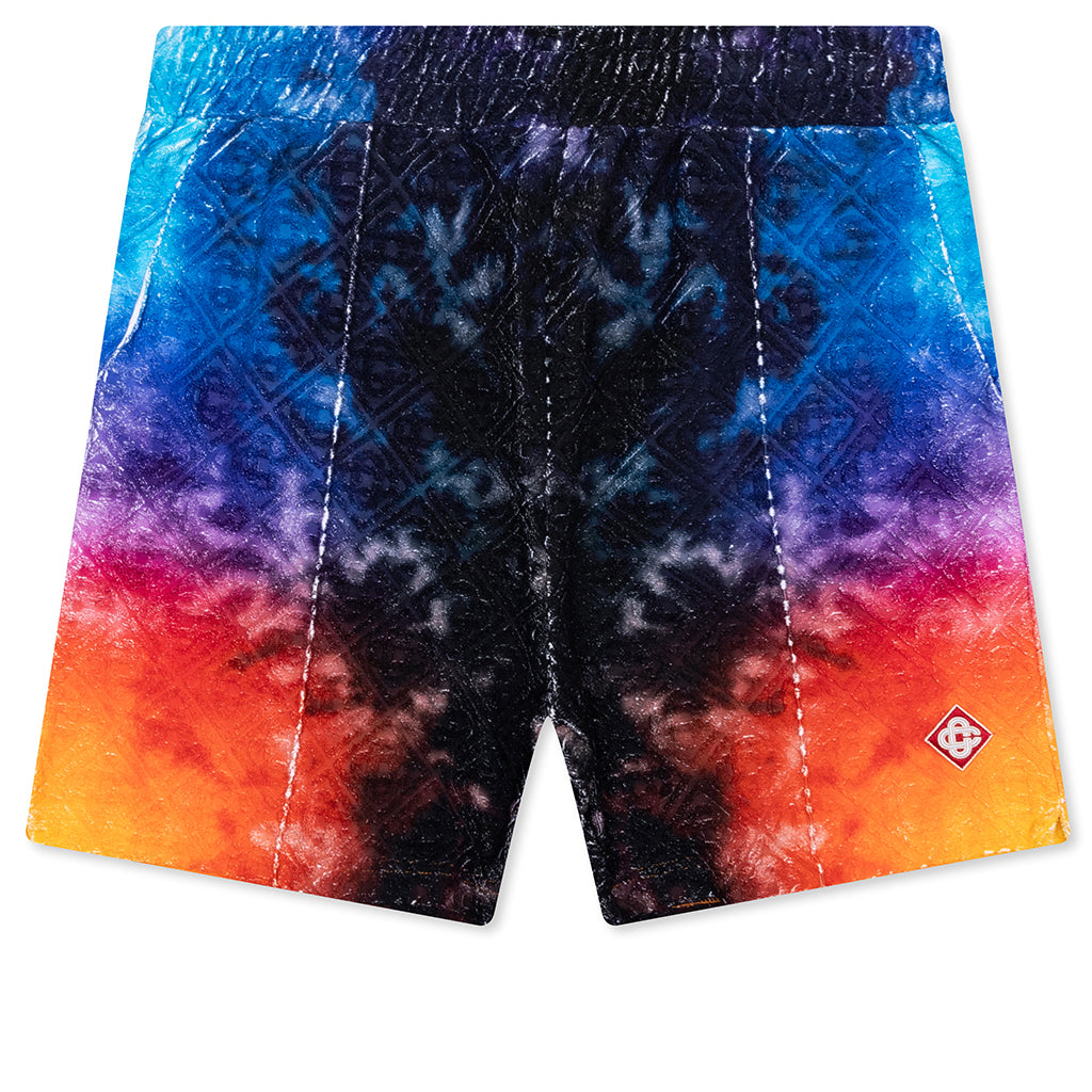 Gradient Towelling Shorts - Tie Dye