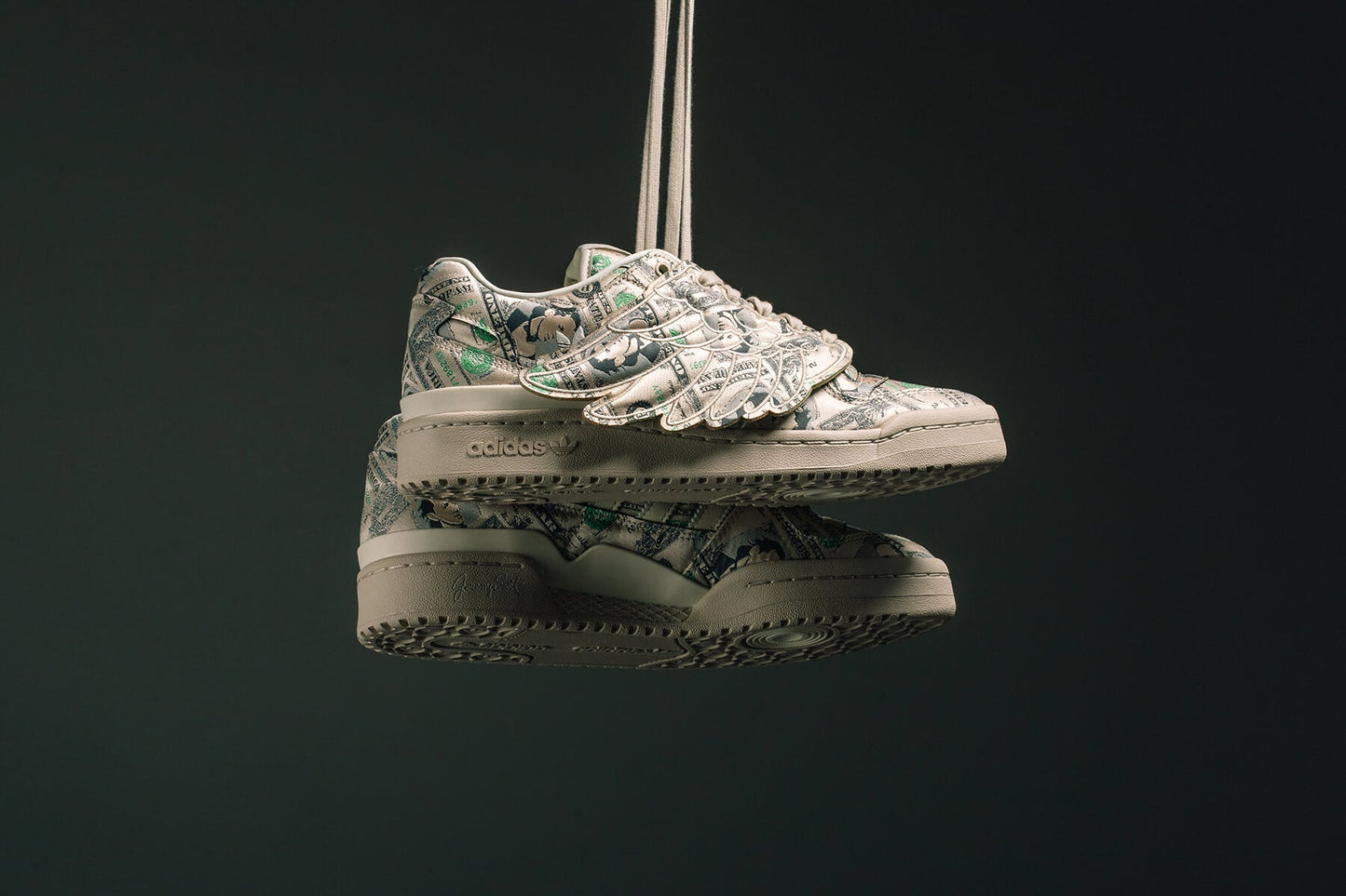 adidas Originals x Jeremy Scott Forum Wings Low Money - Clear Brown