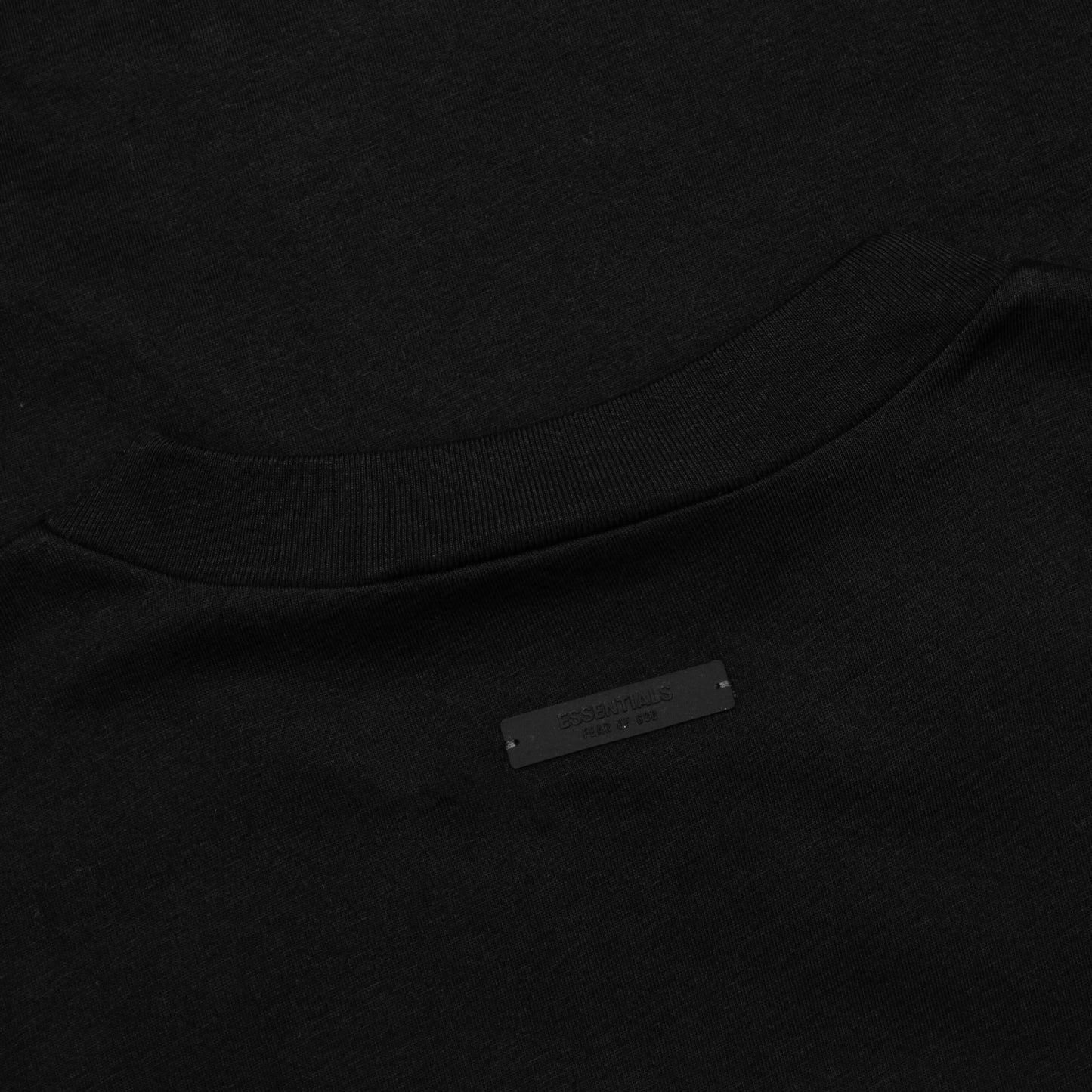 Jersey Crewneck T-Shirt - Black