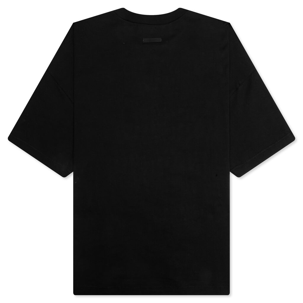 Jersey Crewneck Tee - Black
