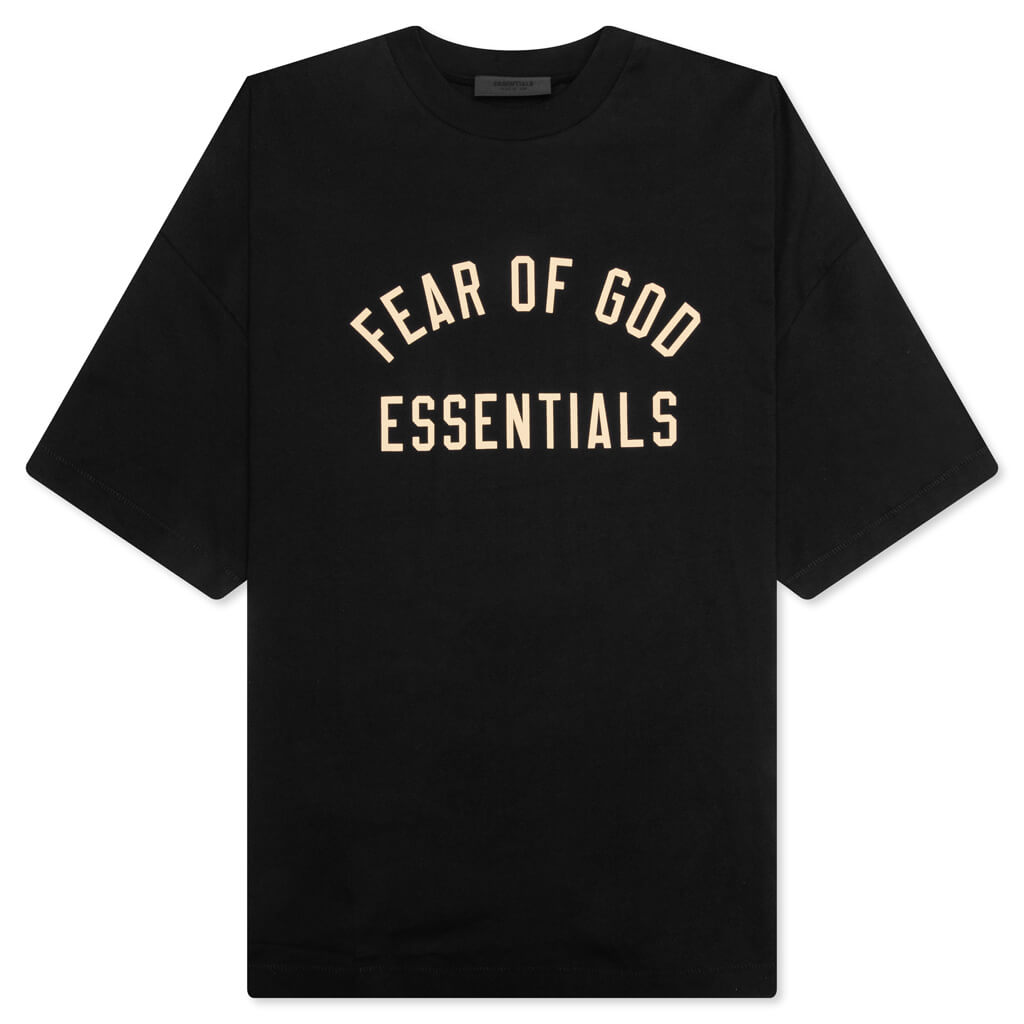 Jersey Crewneck Tee - Black