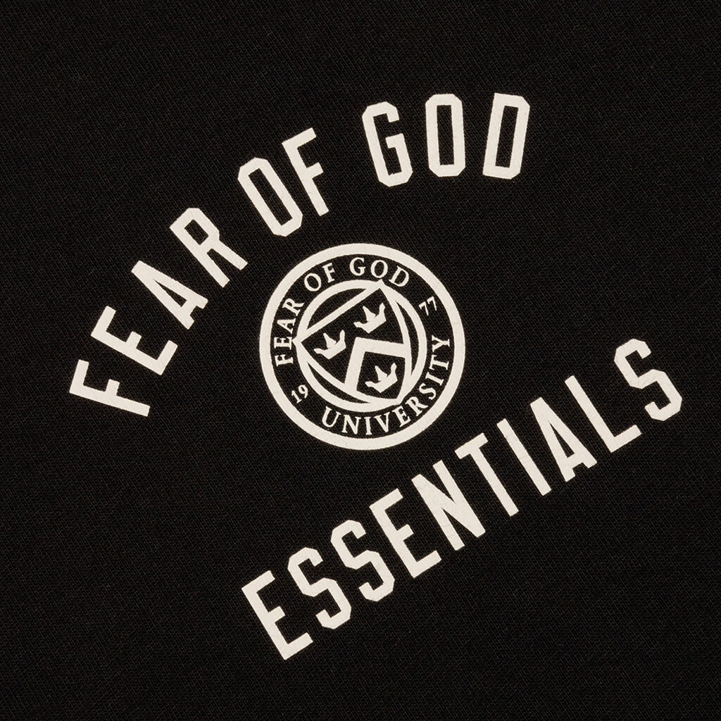 Jersey Crewneck Tee - Black