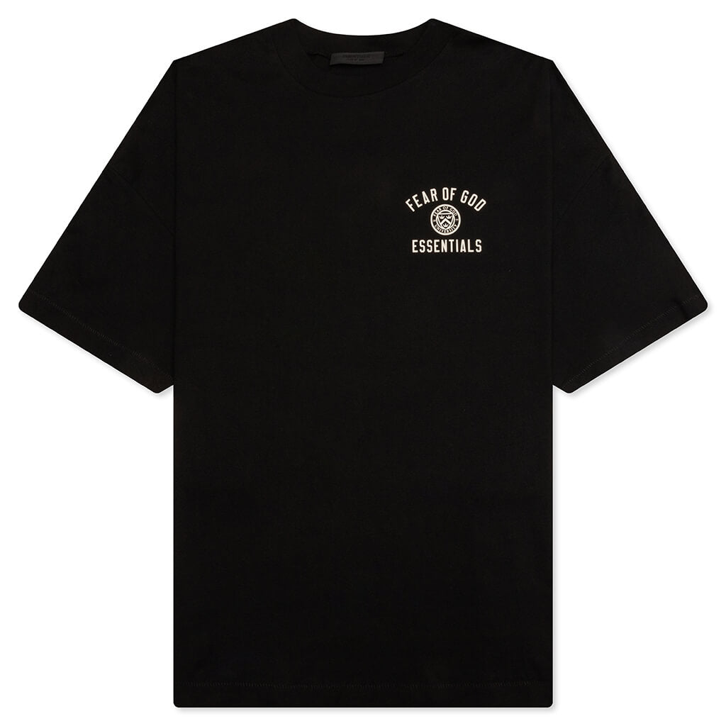 Jersey Crewneck Tee - Black