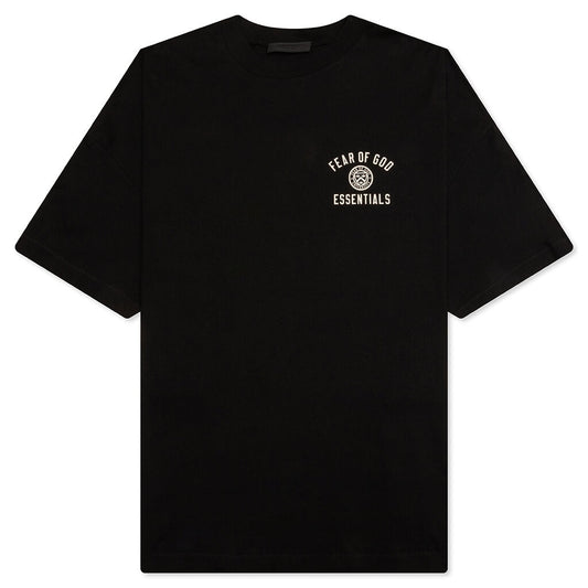 Jersey Crewneck Tee - Black