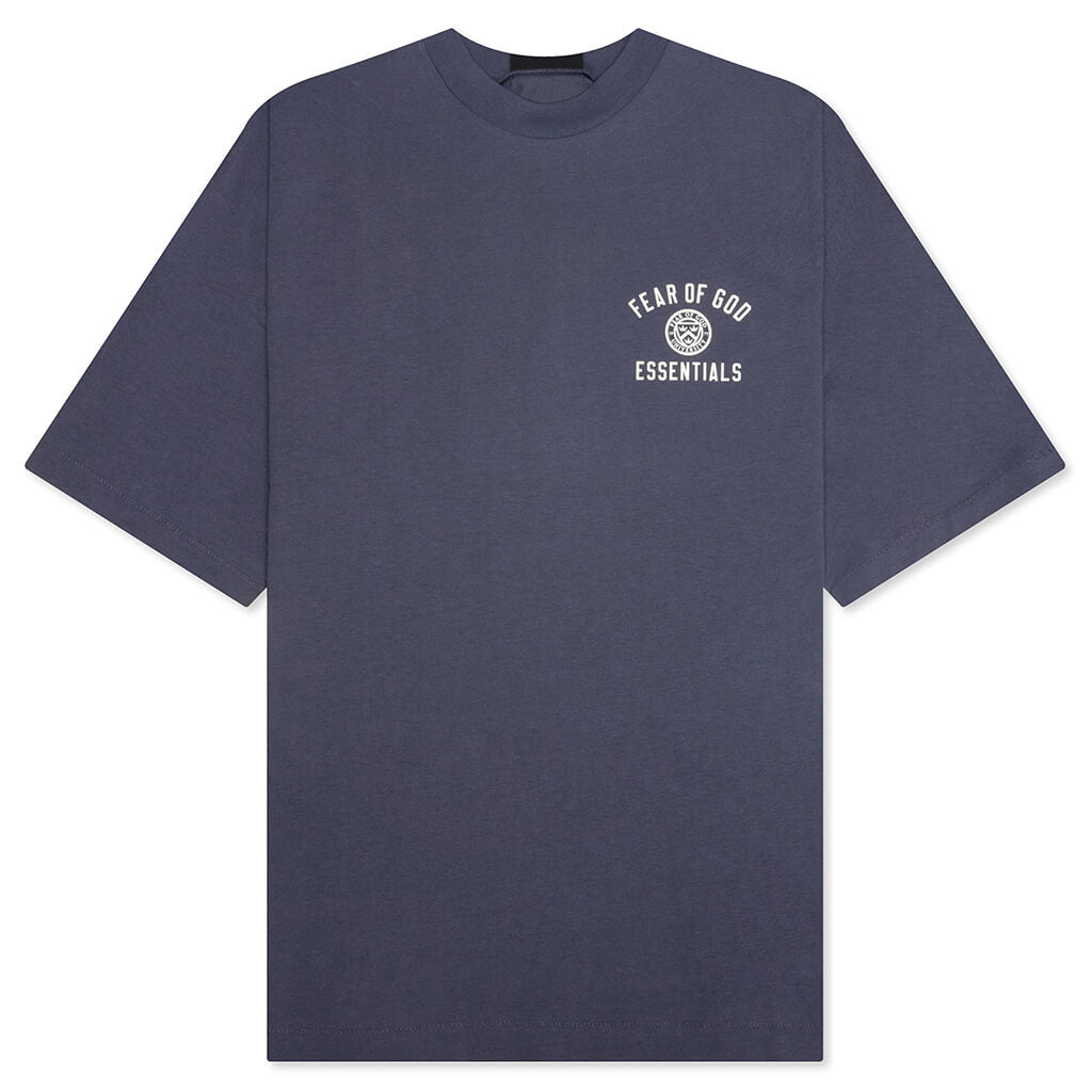 Jersey Crewneck Tee - Marine