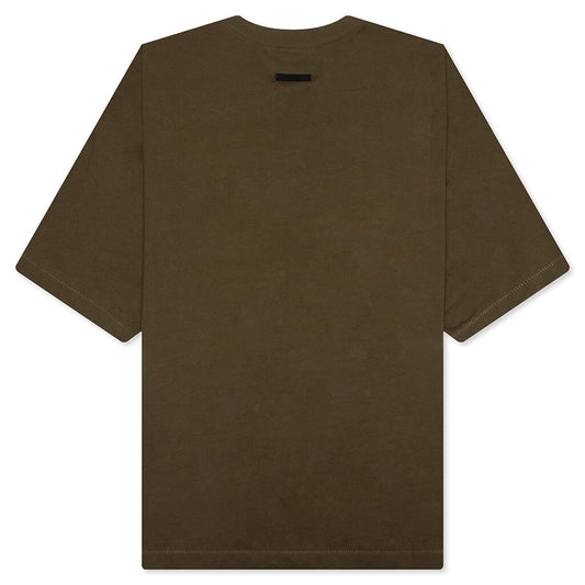 Jersey Crewneck Tee - Olive