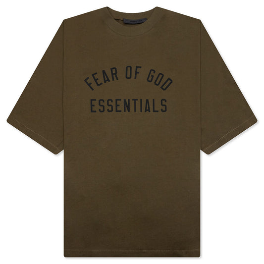 Jersey Crewneck Tee - Olive