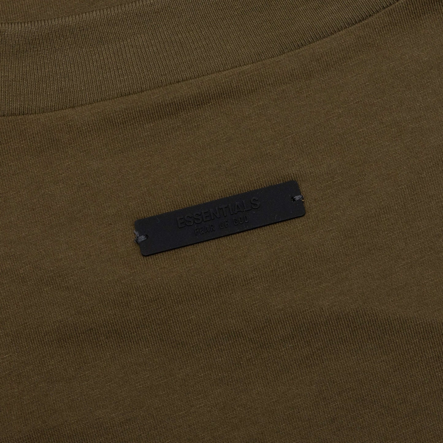Jersey Crewneck Tee - Olive