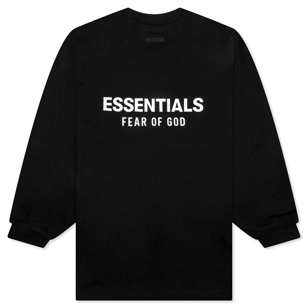Jersey Long Sleeve T-Shirt - Black