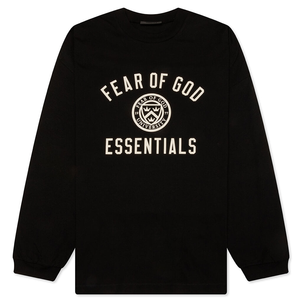Jersey Long Sleeve Tee - Black