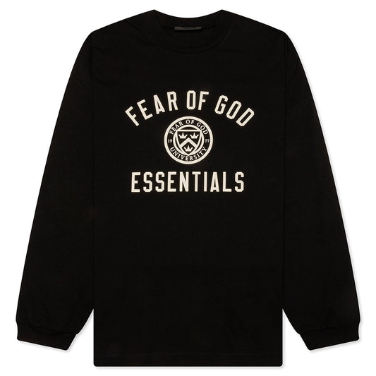 Jersey Long Sleeve Tee - Black