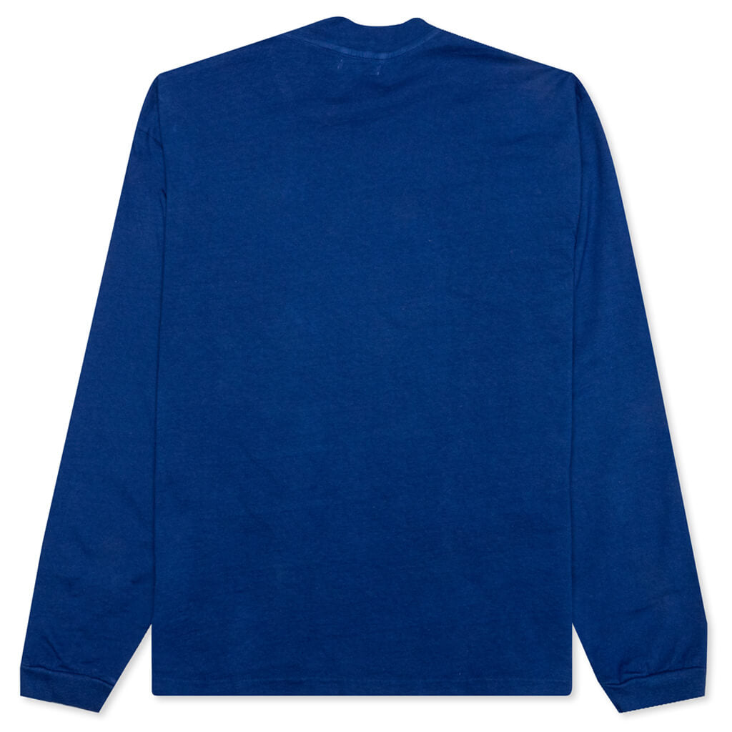 900 Ls Mock Tee - Cobalt