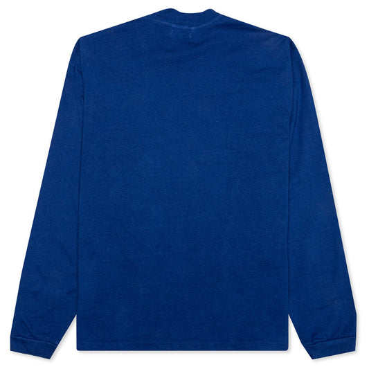 900 Ls Mock Tee - Cobalt