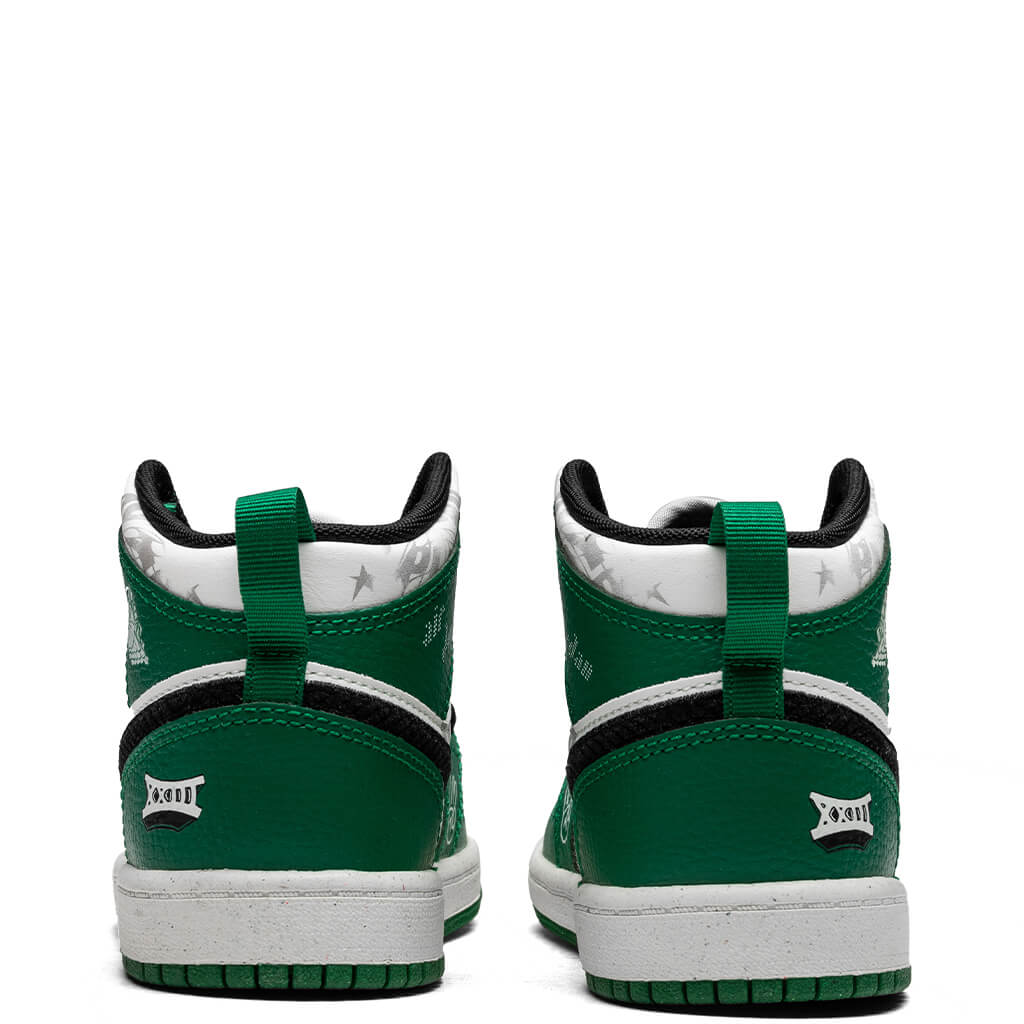 Jordan 1 Mid SE (PS) - Pine Green/Sail/Black/Team Orange