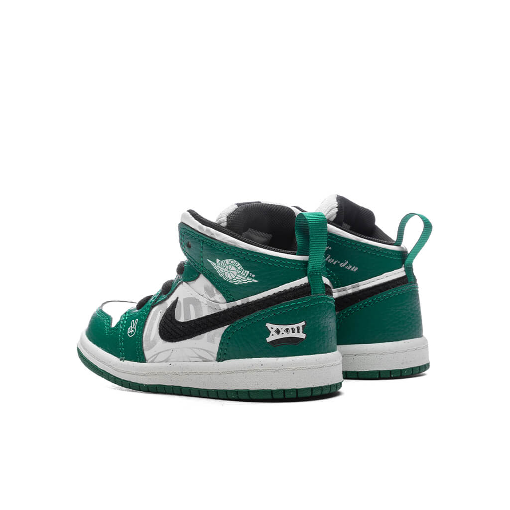 Jordan 1 Mid SE (TD) - Pine Green/Sail/Black/Team Orange