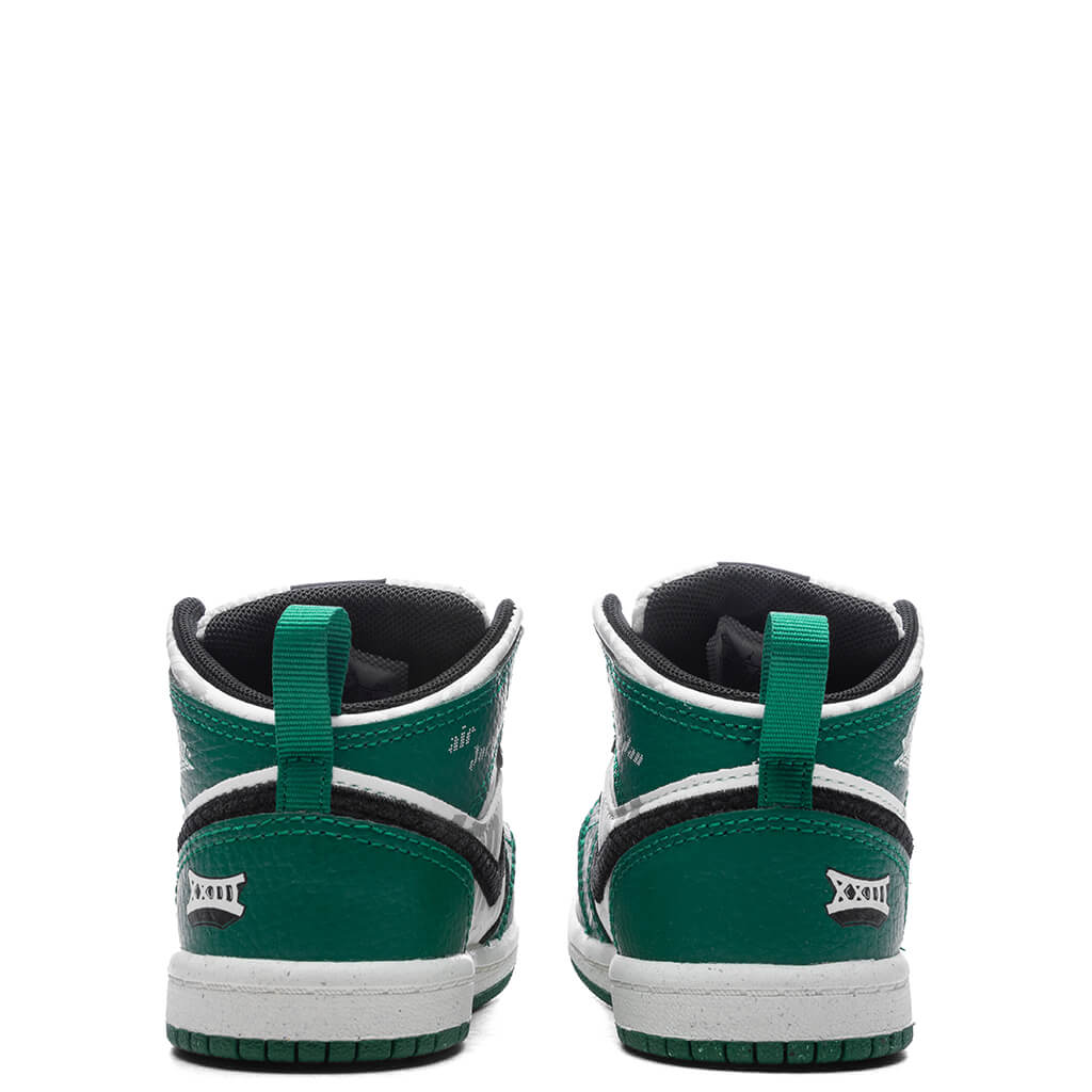 Jordan 1 Mid SE (TD) - Pine Green/Sail/Black/Team Orange