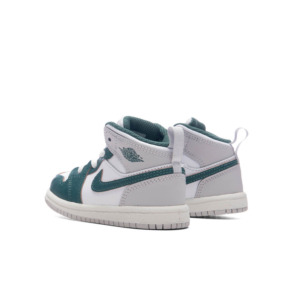 Jordan 1 Mid SE (TD) - White/Oxidized Green/Sail/Neutral Grey
