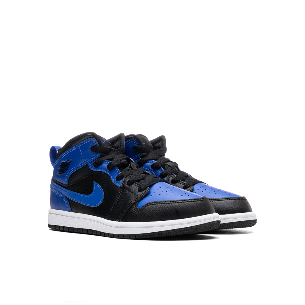 Air Jordan 1 Mid (PS) - Black/Hyper Royal