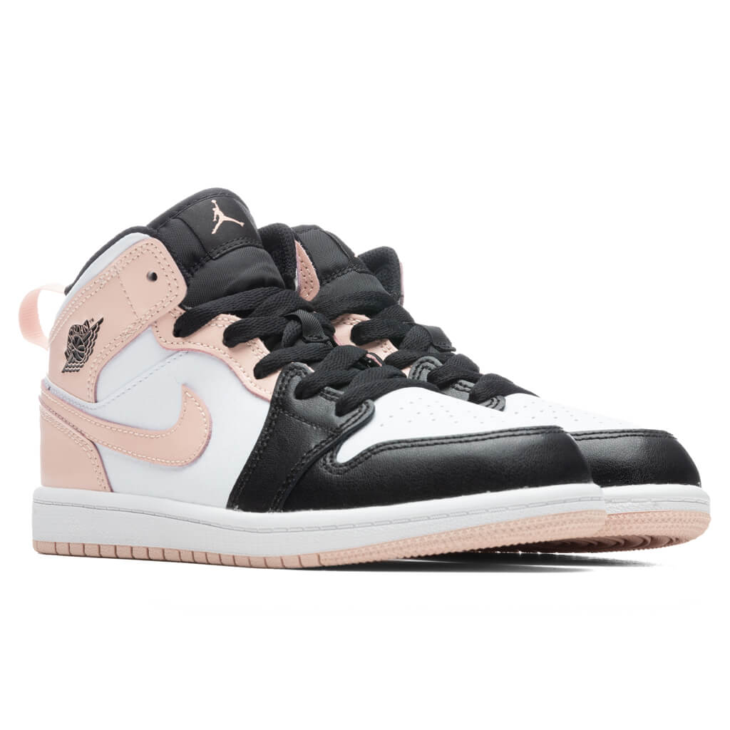 Air Jordan 1 Mid (PS) - White/Arctic Orange