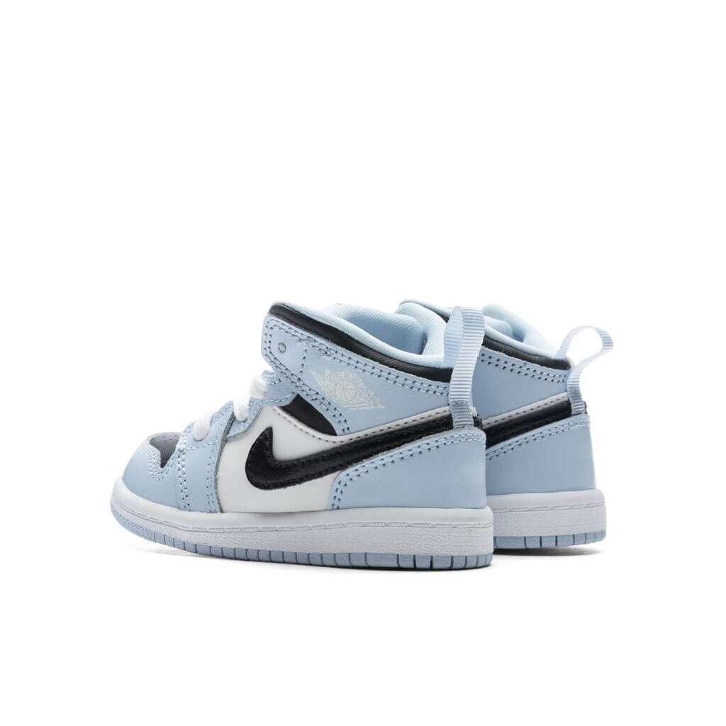 Jordan 1 Mid (TD) - Ice Blue/Black/White