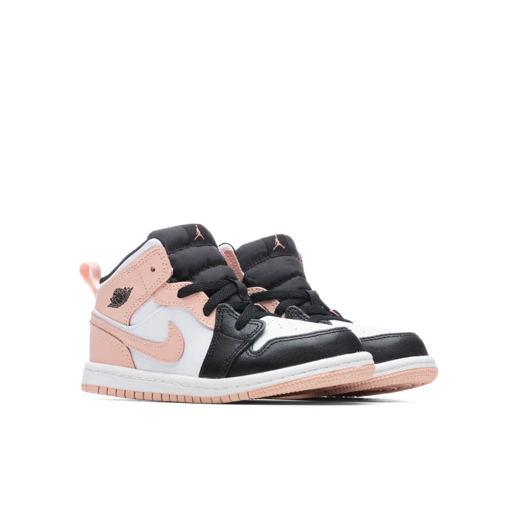 Air Jordan 1 Mid (TD) - White/Arctic Orange