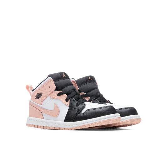 Air Jordan 1 Mid (TD) - White/Arctic Orange