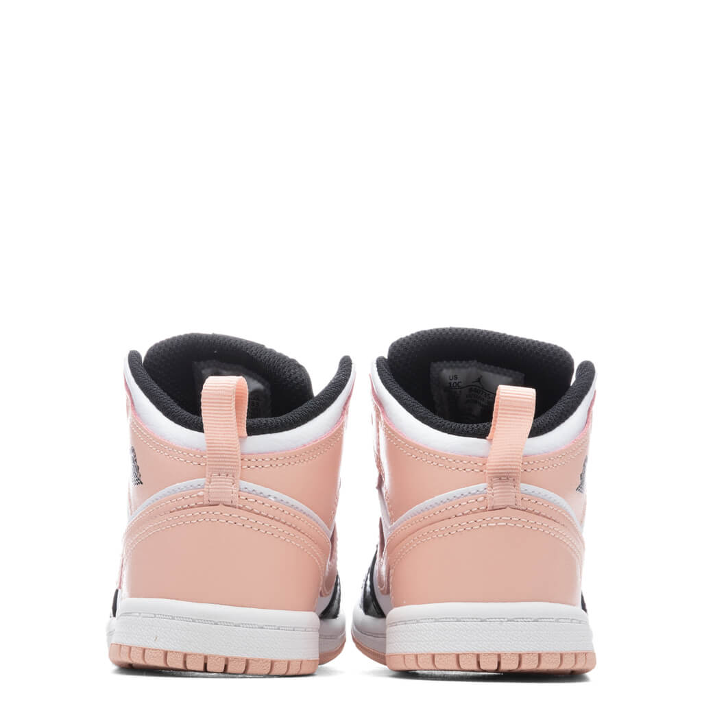 Air Jordan 1 Mid (TD) - White/Arctic Orange
