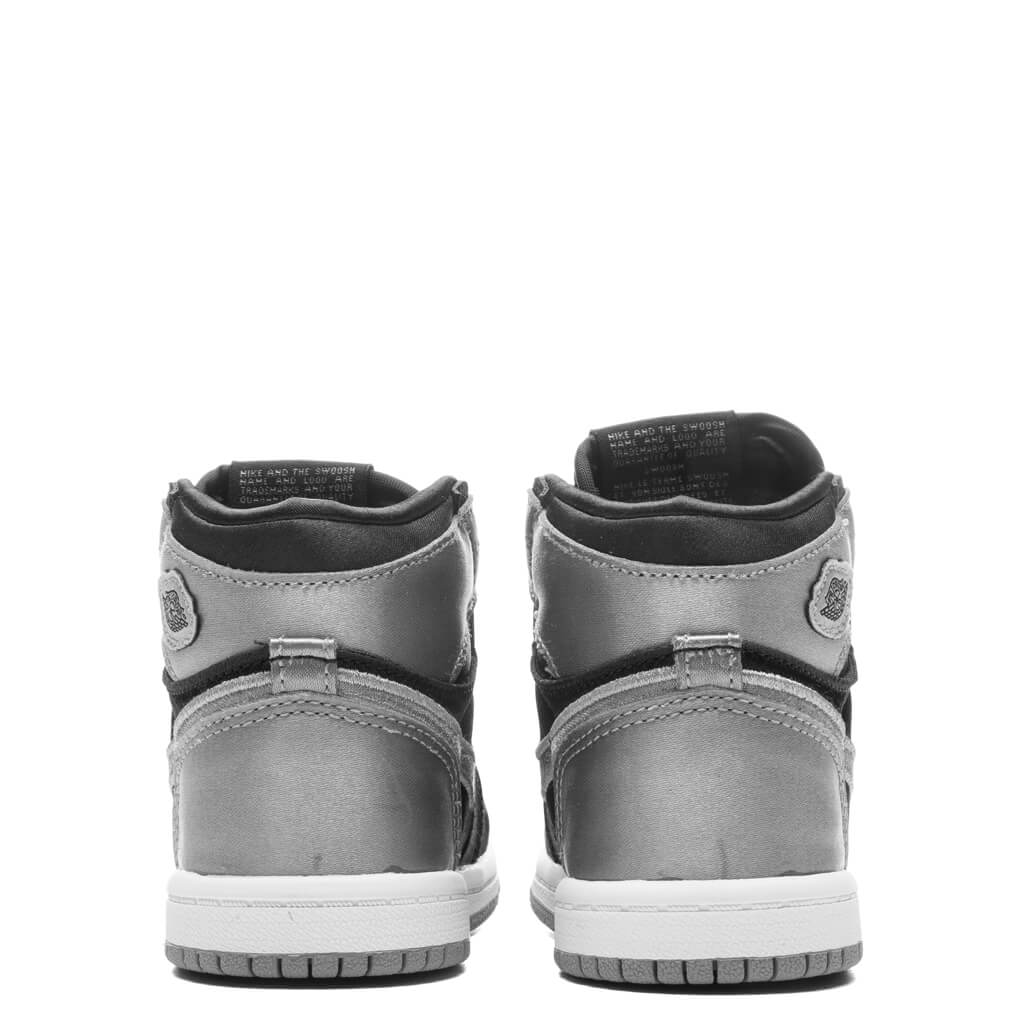 Air Jordan 1 Retro High OG 'Satin Shadow' (TD) - Black/Medium Grey/White