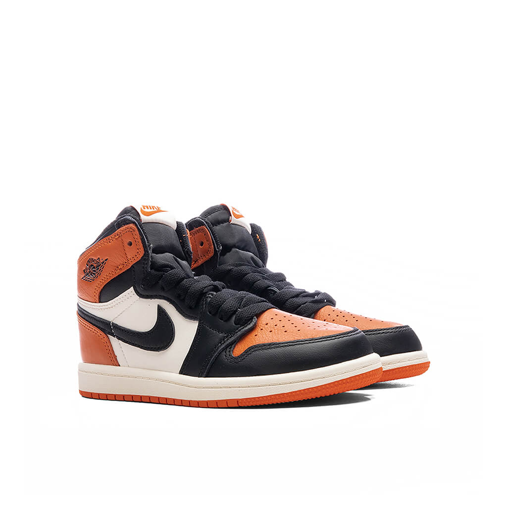 Air Jordan 1 Retro High OG 'Shattered Backboard' (TD) - Black/Sail/Starfish