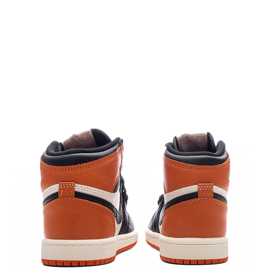 Air Jordan 1 Retro High OG 'Shattered Backboard' (TD) - Black/Sail/Starfish