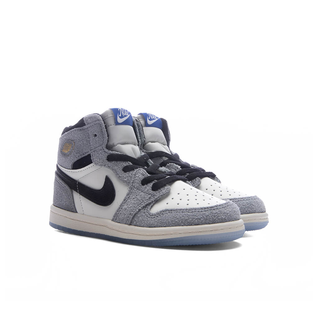 Air Jordan 1 Retro High OG 'All Star' (TD) - Cool Grey/Black/Game Royal