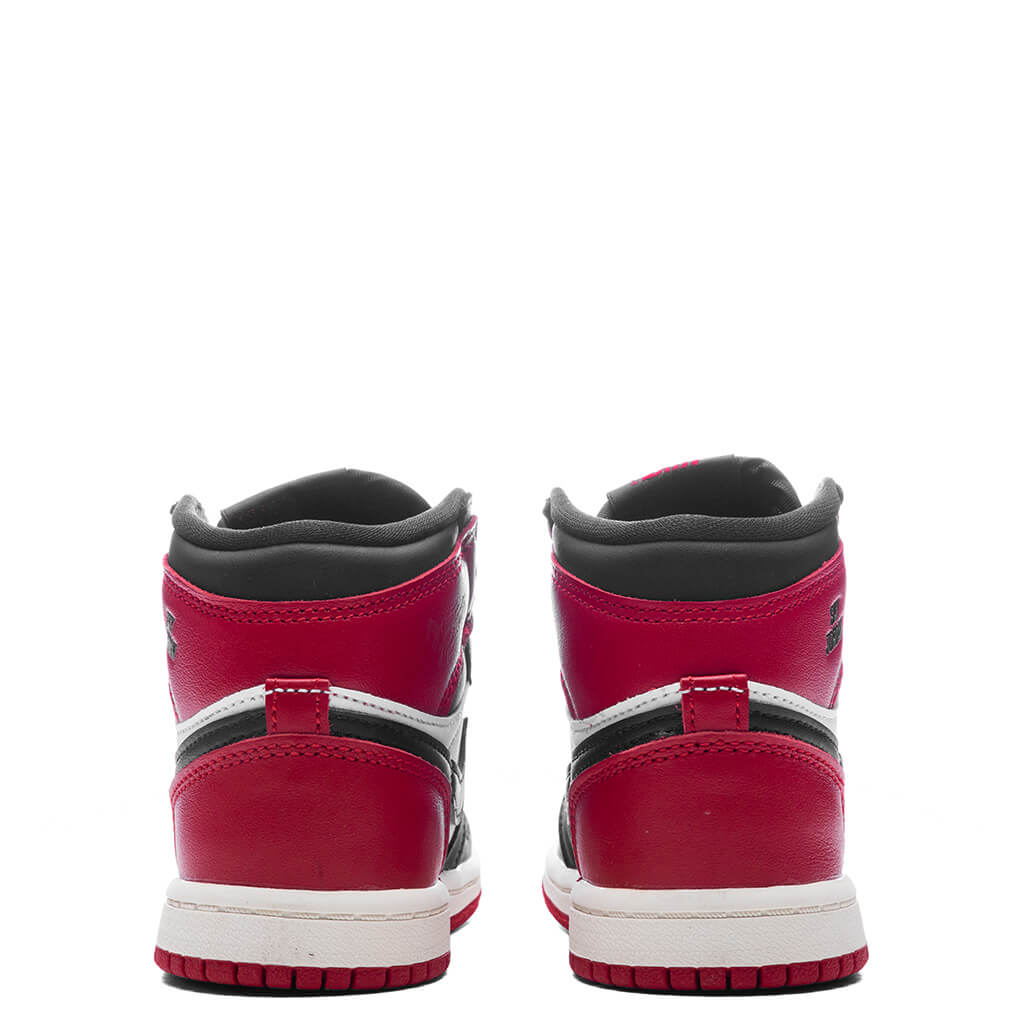 Air Jordan 1 Retro High OG 'Black Toe Reimagined' (TD)  - White/Black/Varsity Red/Sail
