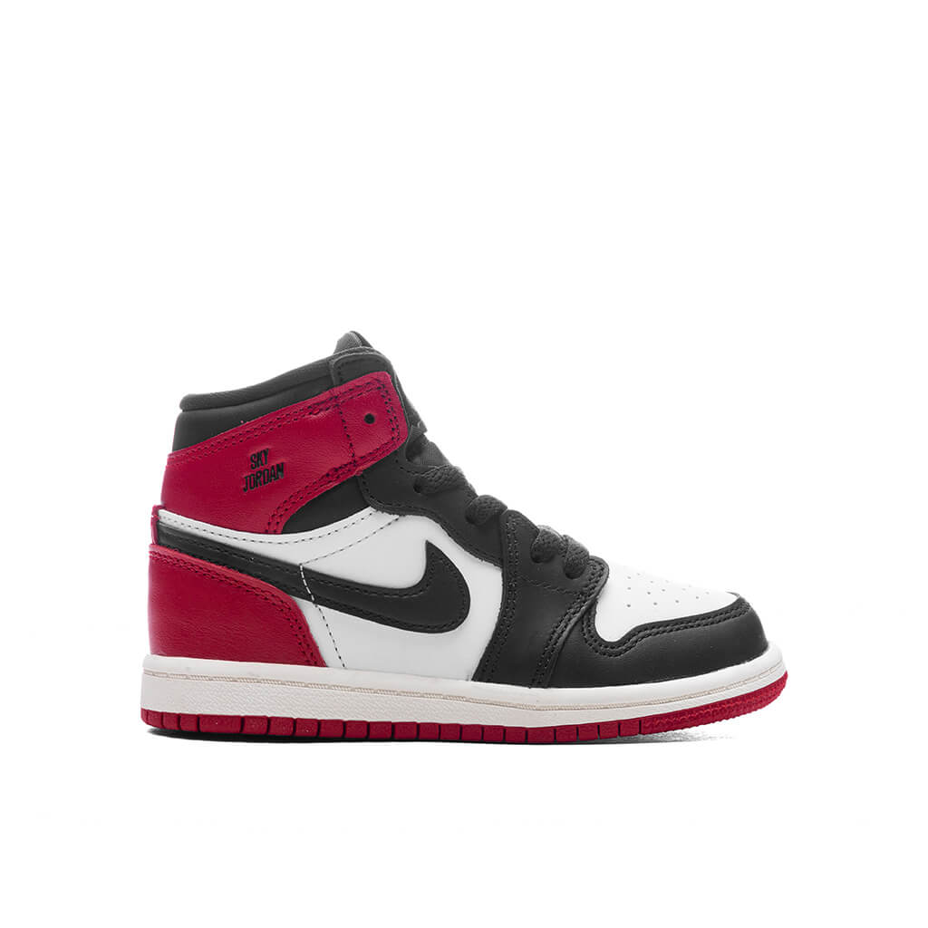Air Jordan 1 Retro High OG 'Black Toe Reimagined' (TD)  - White/Black/Varsity Red/Sail