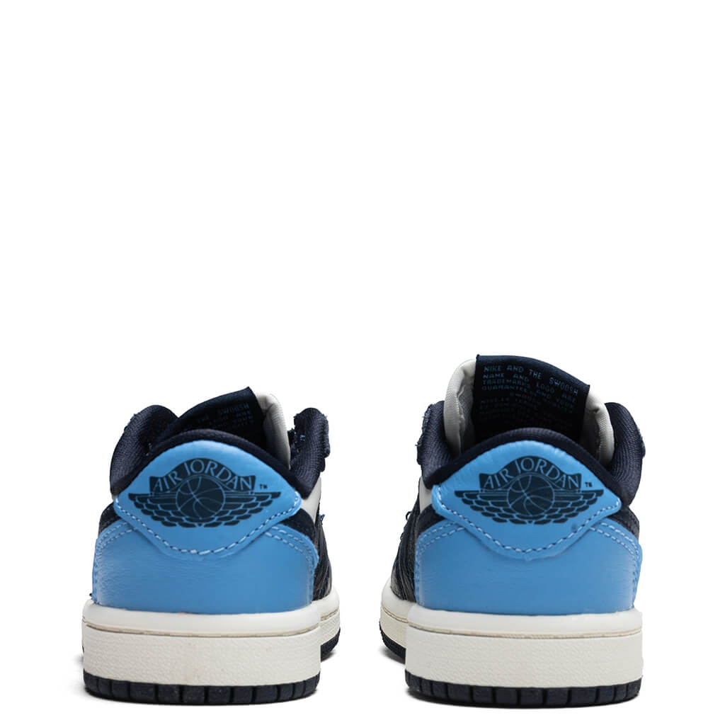 Air Jordan 1 Low OG 'Obsidian' (PS) - Obsidian/University Blue/Sail