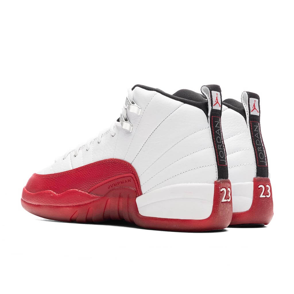 Air Jordan 12 Retro (GS) 'Cherry' - White/Black/Varsity Red
