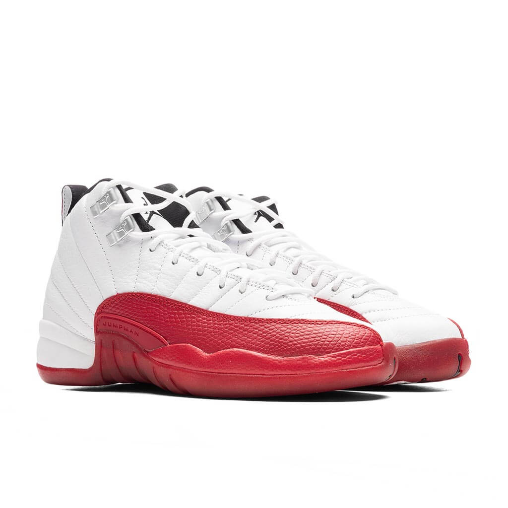 Air Jordan 12 Retro (GS) 'Cherry' - White/Black/Varsity Red