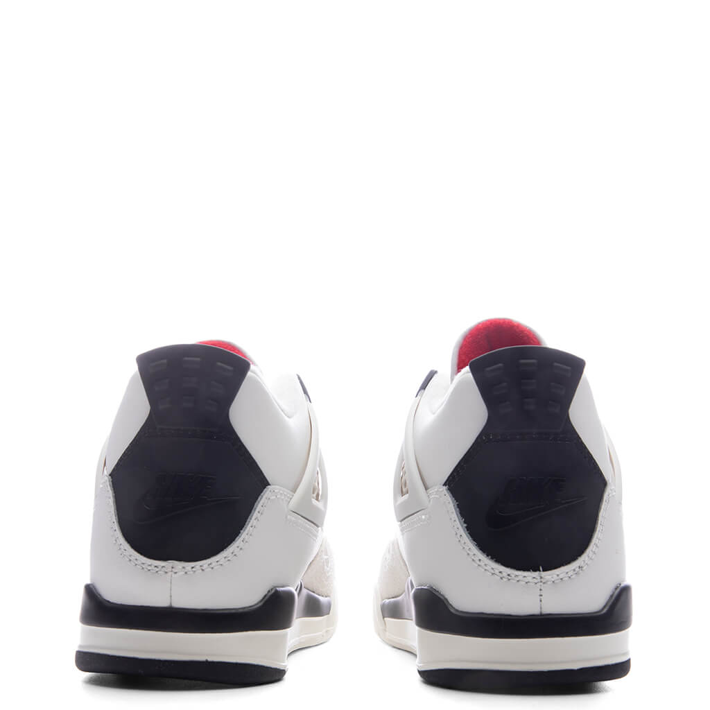 Air Jordan 4 Retro OG 'Flight Club' (PS) - Sail/Black/University Red