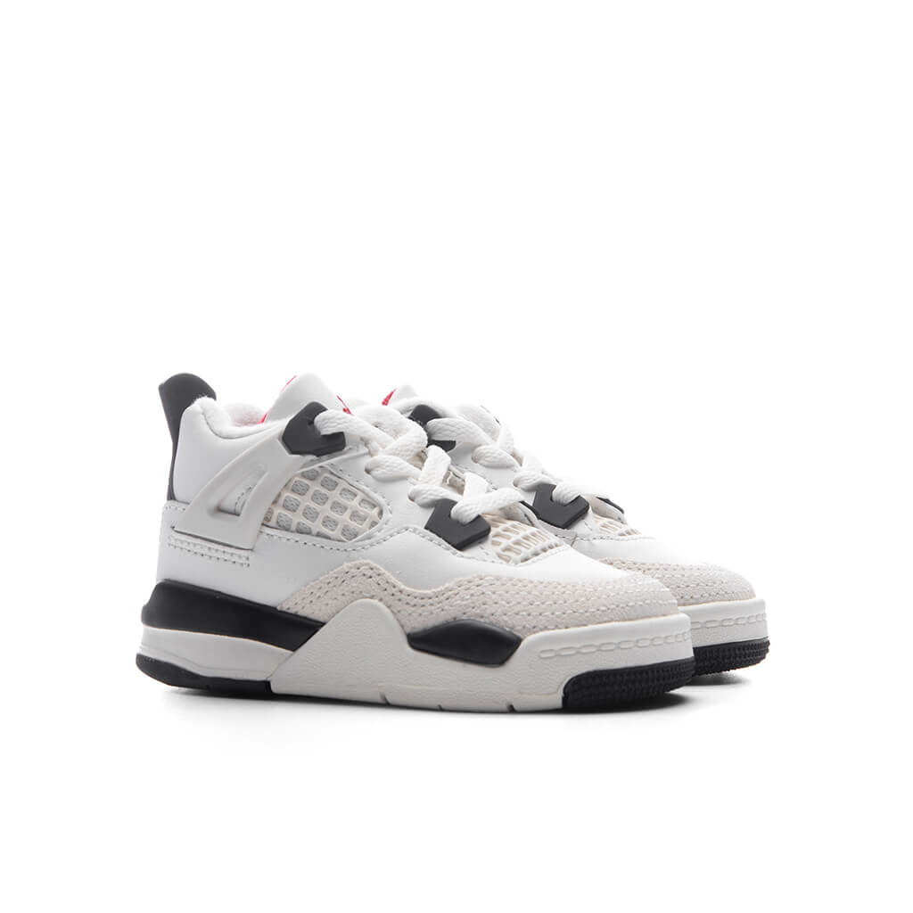 Air Jordan 4 Retro OG 'Flight Club' (TD) - Sail/Black/University Red