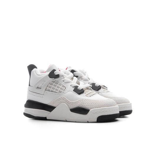 Air Jordan 4 Retro OG 'Flight Club' (TD) - Sail/Black/University Red