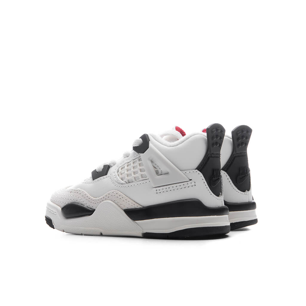 Air Jordan 4 Retro OG 'Flight Club' (TD) - Sail/Black/University Red