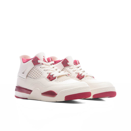Air Jordan 4 Retro 'Valentine's Day' (PS) - Pale Ivory/Sierra Red