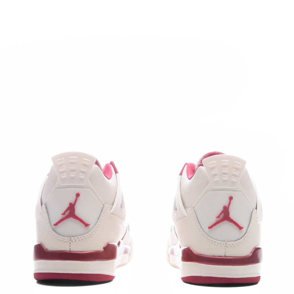 Air Jordan 4 Retro 'Valentine's Day' (PS) - Pale Ivory/Sierra Red