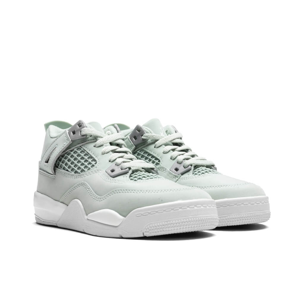 Air Jordan 4 Retro 'Abundance' (PS) - Seafoam/Sail/Metallic Silver