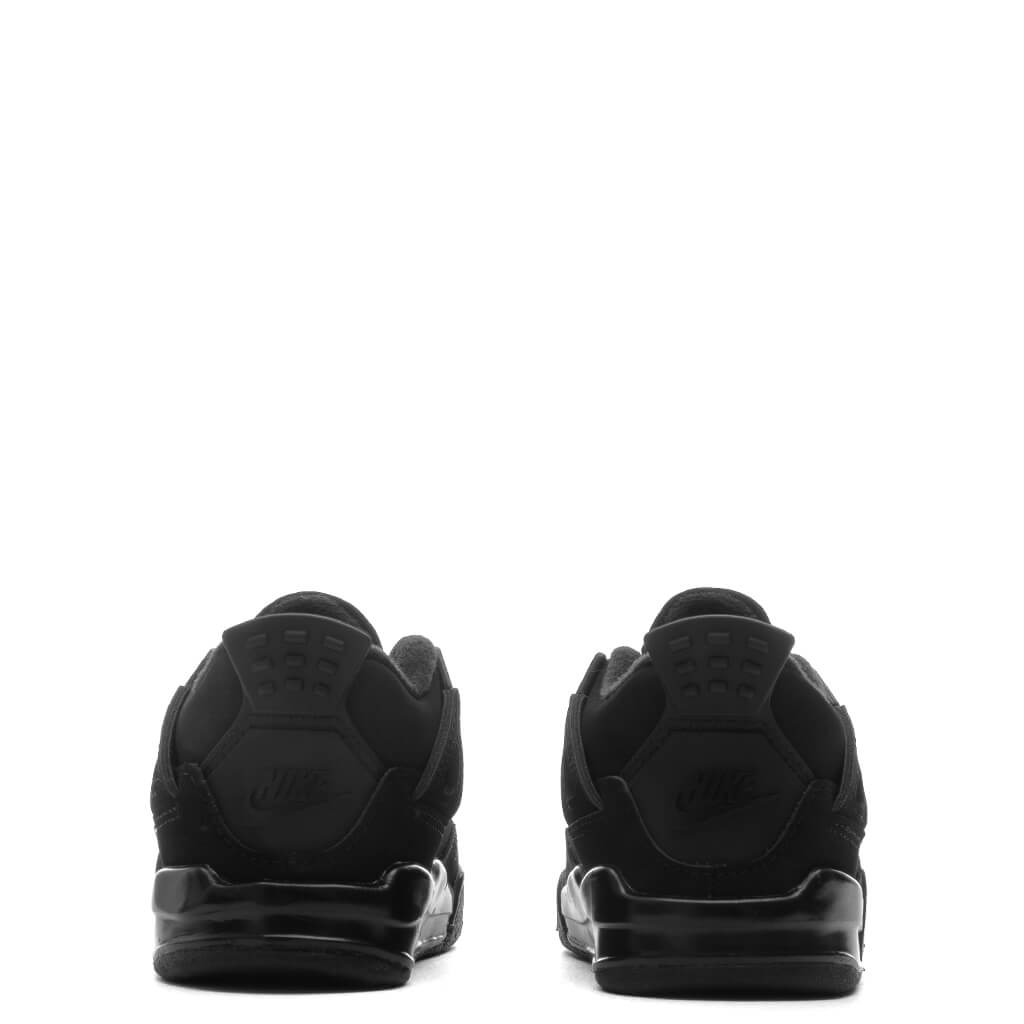 Air Jordan 4 Retro 'Black Cat' (TD) - Black/Light Graphite